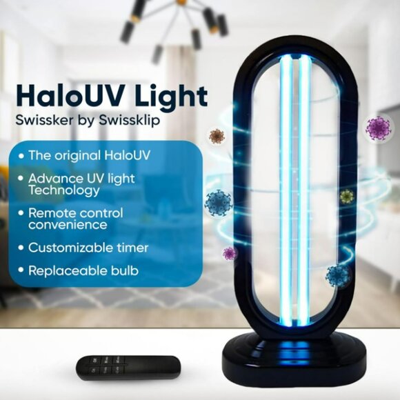 Swissklip HaloUV, Mold Remover, Home Disinfection Device, Dust Mites Remover - Picture 7 of 7